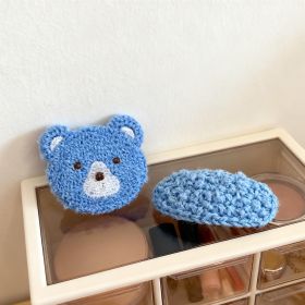 Bear Hairpin Set-Blue 3794