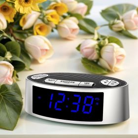 1pc White Noise Machine ,Alarm Clock With 20 Soothing Sounds, Gentle Vibration Alarm , Dimmer And Bedside , Travel Essential