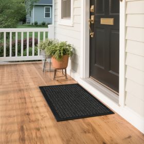 1PC Polypropylene Small Grid Composite Rubber Mat, Gray, 45x75x0.7cm, Kitchen & Home Floor Mat