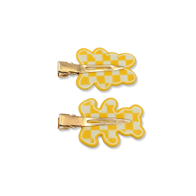 Cartoon Animal Hair Clips Set-Yellow 9894