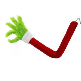 Christmas Elf Arm Plush Hanging Ornament Red Green Dual Color, Home Decor Christmas Tree Accessories For Family Party Scenes