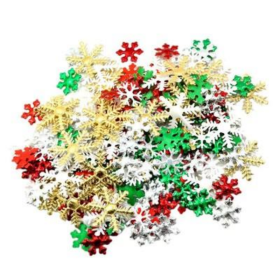 200 Snowflake Flat Decorations For Handmade Card Making