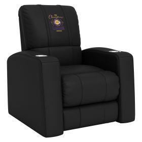 Relax Home Theater Recliner with Los Angeles Lakers 2020 Champions Logo (Material: Commercial Grade Synthetic Leather)