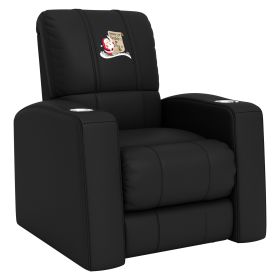 Relax Home Theater Recliner with Naughty or Nice Logo (Material: Top Grain Leather *Custom Order 8 Week Lead time No Returns*)